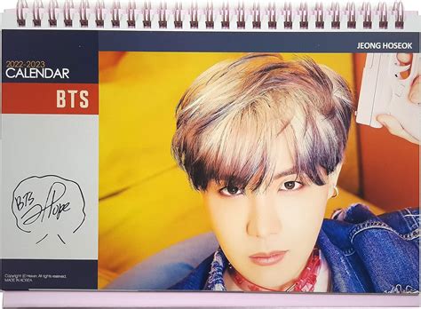 Buy BTS Desk Calendar 2022-2023 J-Hope Online at Lowest Price in Ubuy ...