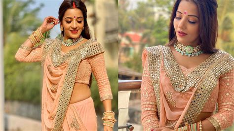 Monalisa looks drop-dead gorgeous in her latest saree | Bhojpuri Movie ...