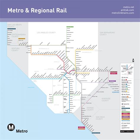 Lax Metro Map