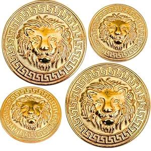 MR JHA CREATIONS Antique Lion Face Unique Eye Catchy Design White and ...