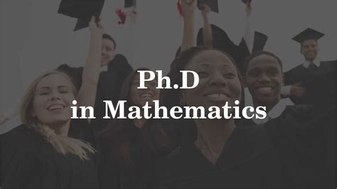Image result for Mathematics PhD Programs