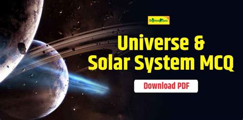 Universe and Solar system MCQ Questions PDF