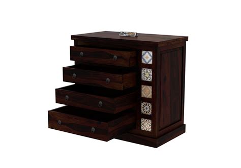 Buy Relay Chest of Drawers ( Walnut Finish ) Online in India | UrbanWood