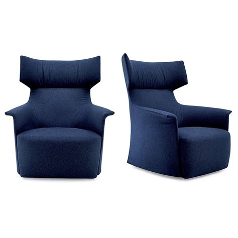 意大利极简风格单人休闲椅现代简约黑白懒人高靠背扶手设计师躺椅
