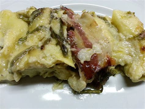 Lasagne con asparagi e pancetta   Ricette di Sardegna