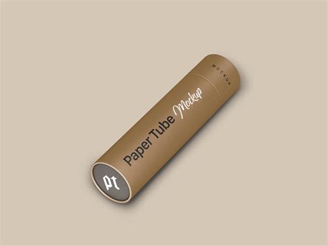 3 Free Paper Tube Mockup PSD Set - Good Mockups