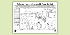 Ficha del Arca de Noé para niños - Twinkl