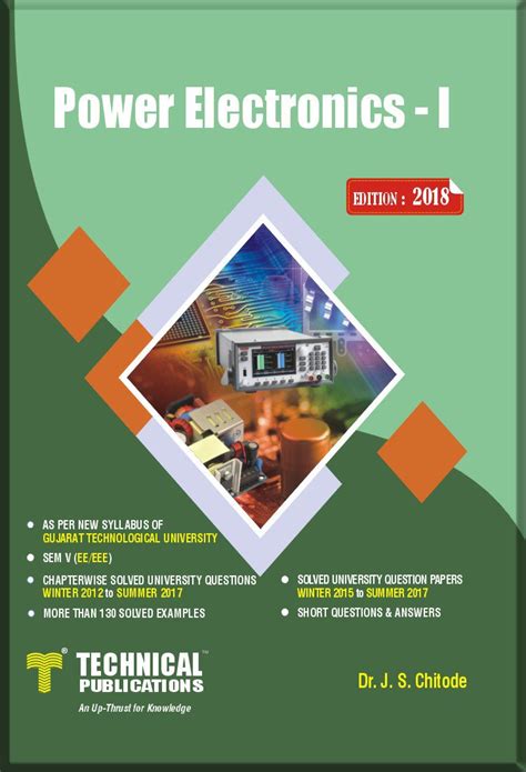 Buy Power Electronics – I Semester –V (EE/EEE) As Per New Syllabus of ...