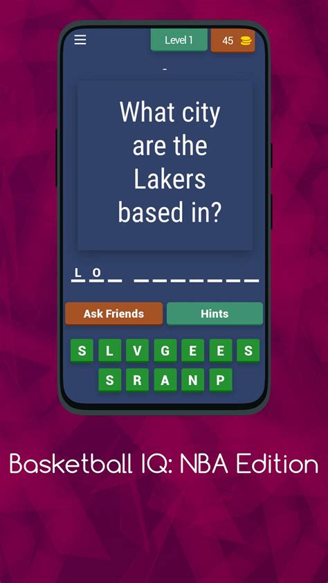 NBA Basketball Quiz Test IQ Android के लिए APK डाउनलोड करें
