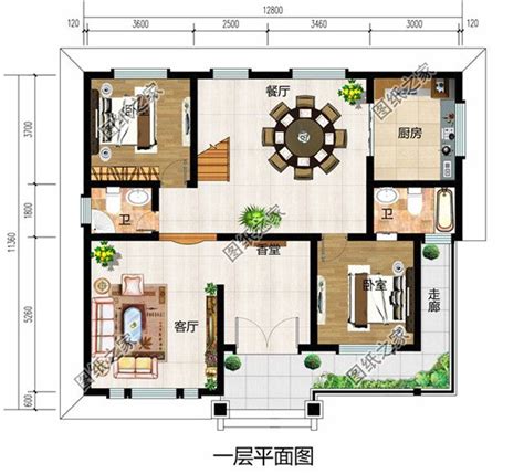 这是一个54平米的LOFT户型，分为上下两层，一层高两米八，二层高两米四_装修美图-新浪家居