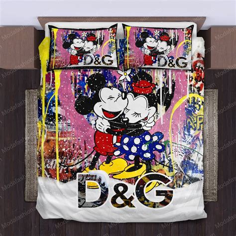 Dolce & Gabbana Mickey Style Merry Christmas Bedding Sets - Luxury ...