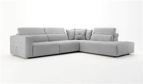 Coronelli Collezioni Grande - Italian Light Grey RAF Chaise Sectional ...