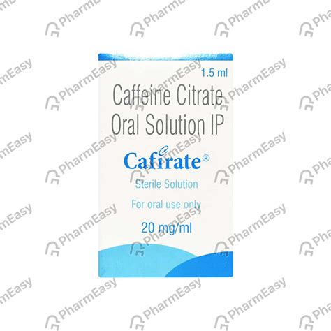 Buy Cafirate 20 MG Oral Solution (1.5) Online at Flat 15% OFF | PharmEasy