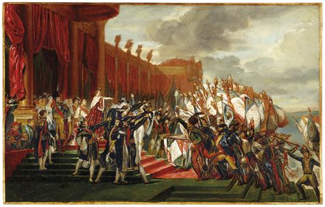 Jacques-Louis David | The Distribution of the Eagle Standards | MutualArt