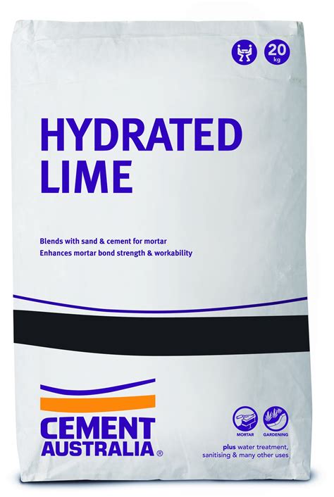 CEMENT AUSTRALIA HYDRATED LIME 20KG - ABC Building Products