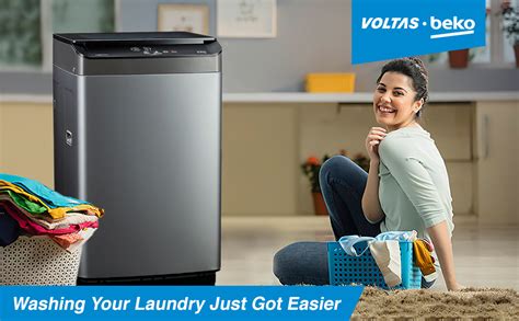 Voltas Beko 8.0 kg 5 Star Fully-Automatic Top Loading Washing Machine ...