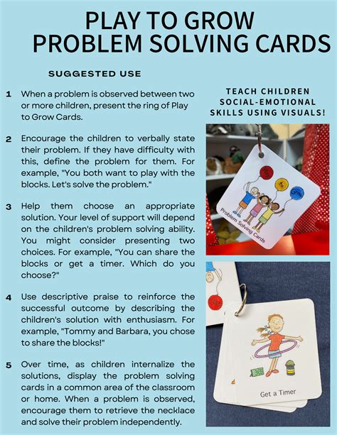 Image result for Problem Solving Cards for Children