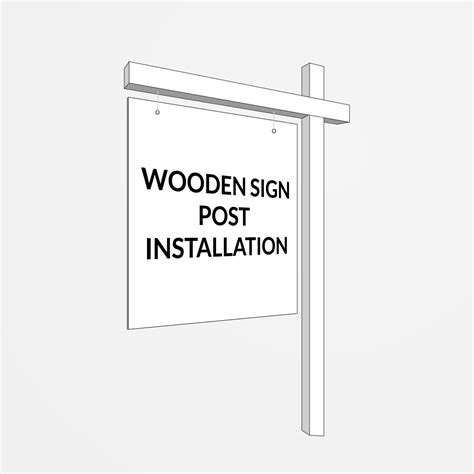 Image result for How to Install Sign Post