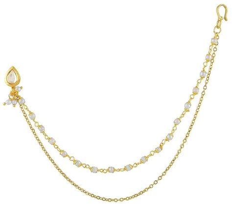 Buy ACCESSHER Gold Plated Traditional Vilandi Kundan Embedded Drop ...