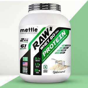METTLE Raw Whey 80% Whey Protein with HMB Whey Protein Price in India ...