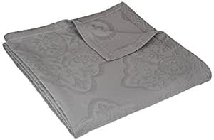 Buy Pinzon Elizabeth Matelasse Coverlet, Full/Queen, Grey Online at Low ...