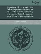 Buy Experimental Characterization of Heterogeneous Deformation Due to ...