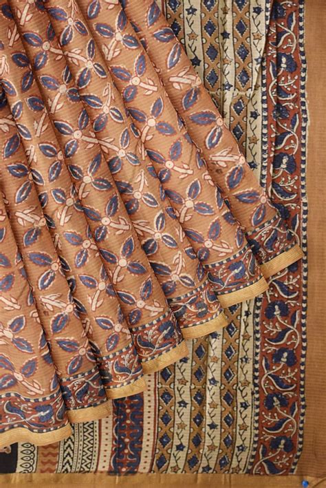 Handloom Maheshwari Silk Cotton Saree - Prasiddhi Silks