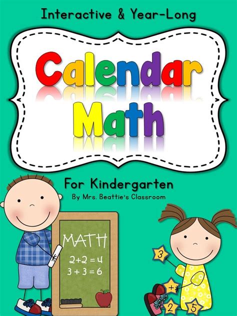 Image result for Math Calendar Kinder