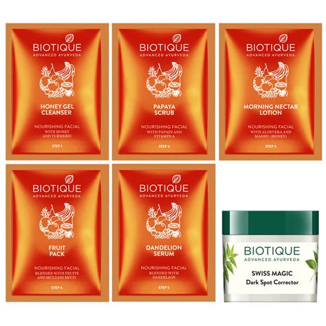 Foxy.in : Buy Biotique Anti Tan Facial Kit With Free Swiss Magic Dark ...