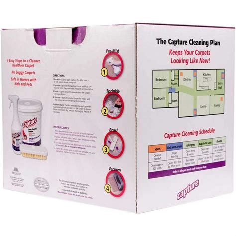 Capture Premium Lemon Scent Carpet Cleaner 2.5 lb Powder - Home ...