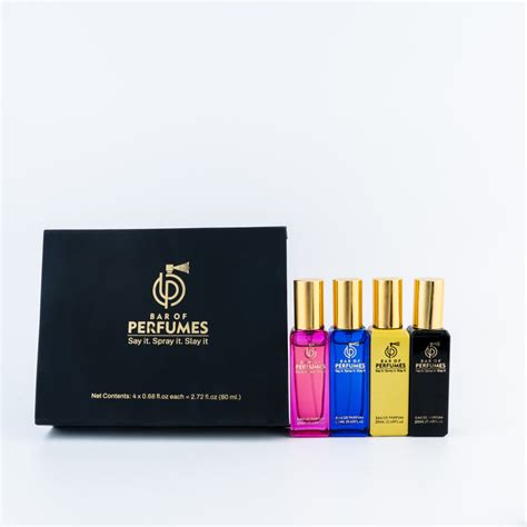 Perfume Combo Set 1 I For Men and Women I 4 Variants 20 ML Each – Bar ...