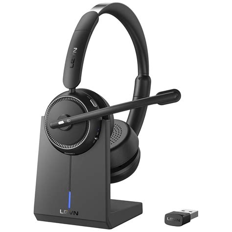 Wireless Headset with Mic for Work, Bluetooth Headset with Microphone ...