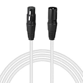 SheOak 3 Pin XLR Microphone Cable Male To Female Patch Lead Mic ...