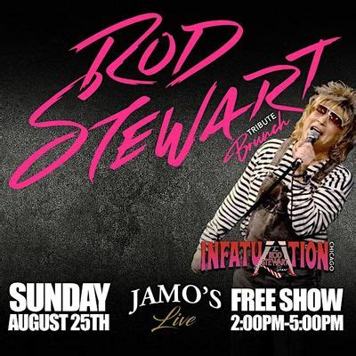 Rod Stewart Tribute Brunch w/ Infatuation Rod Stewart Show at Jamos ...