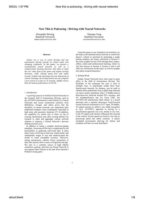 SOLUTION: Now this is podracing driving with neural networks ...