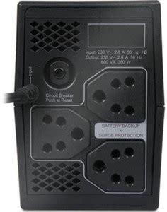 APC BX600CIIN 230 V Offline/Standby Tower Model UPS with Overload ...