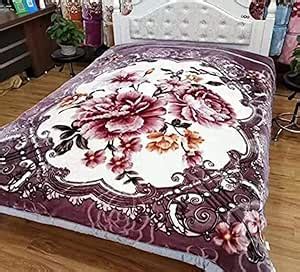 Buy ELSTONE Home 2 Ply Mink Super Soft Cloudy Double Bed Blanket with a ...