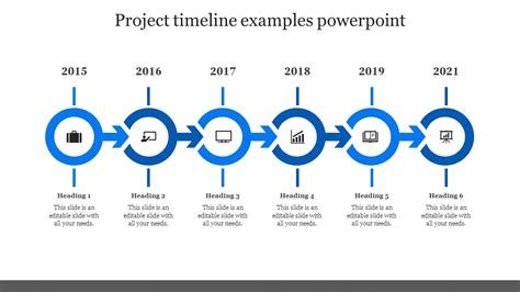 Awesome Project Timeline Examples PowerPoint Templates
