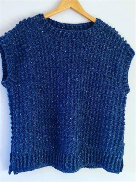 Buy Crochet PATTERN, Easy Vest Crochet Pattern, Sizes S/M, L/X ...