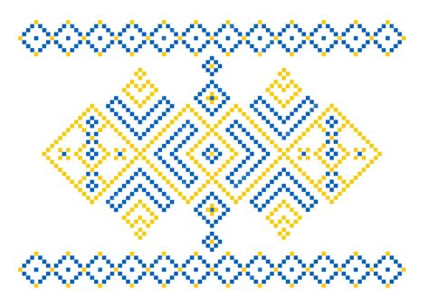 Premium Vector | Embroidery ukraine
