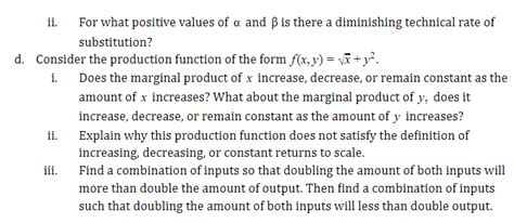 Production Function Questions and Answers 的图像结果