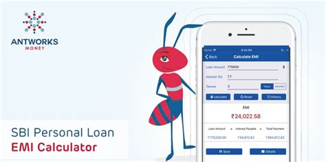What Is SBI Personal Loan EMI Calculator - Antworks Money