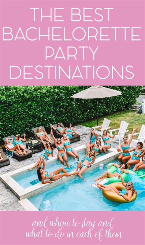 The best bachelorette party destinations in the usa – Artofit