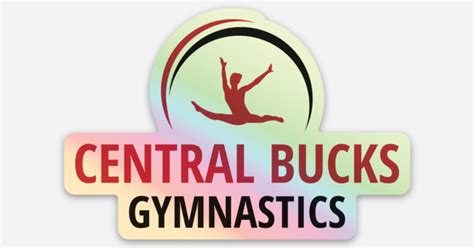 Die Cut Holographic Sticker by Central Bucks Gymnastics | Holographic ...