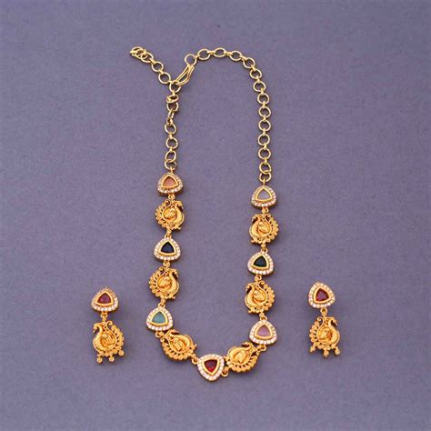 Multicolor Rasmi Antique Jewellery Set - New Arrival – Bling Bag
