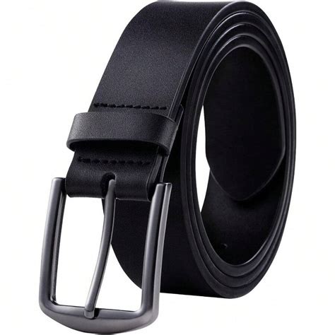Mens Leather Dress Belt For Work Business And Casual | SHEIN USA