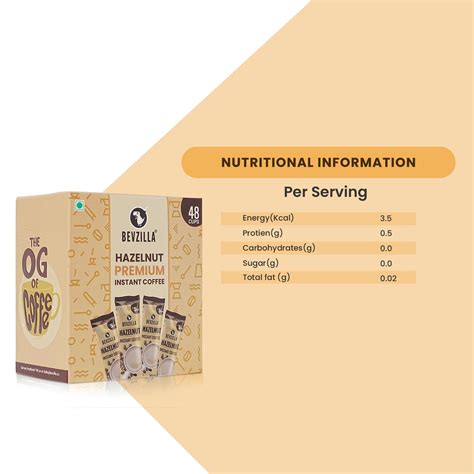48 Hazelnut Coffee Sachets Box– Bevzilla