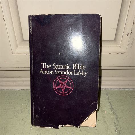 The Satanic Bible Anton LaVey Satanism 1st Edition 5th Printing 1971 ...