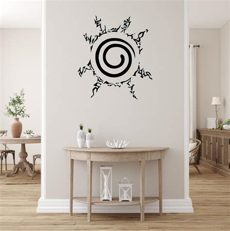 CVANU Naruto Seal Wall Decal Anime Wall Vinyl Sticker Wall Cartoon ...