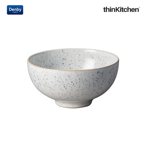 Buy Denby Studio Blue Chalk Rice Bowl Online at thinKitchen
